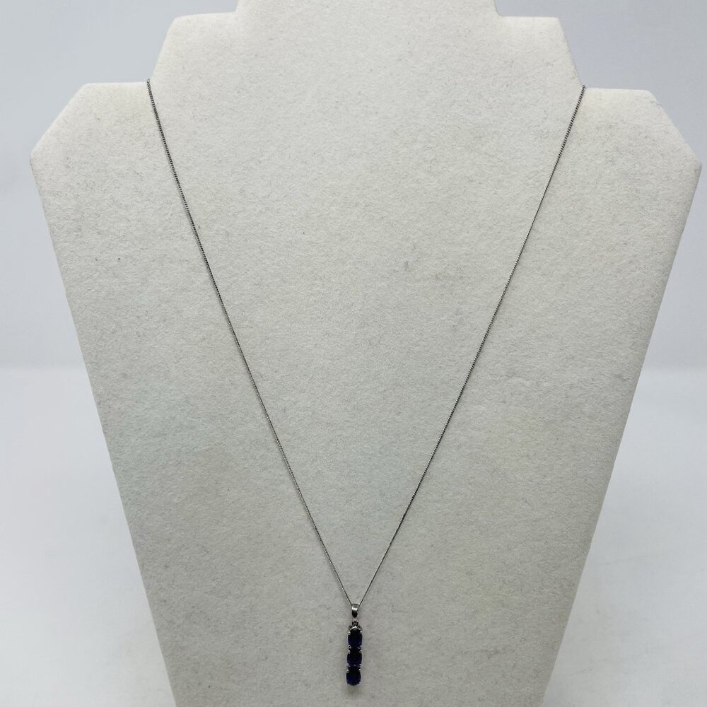 Shop LC Lusaka Amethyst Oval Pendant with Chain 20in in Sterling Silver 5237